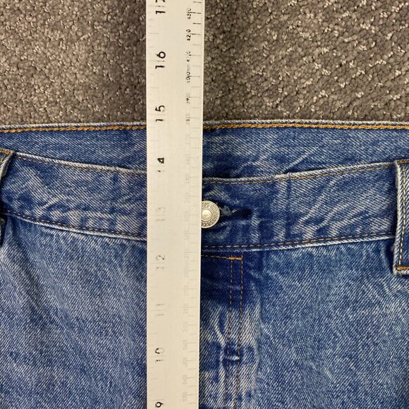 Levi's 501 Jeans Men's 44 x 30 Blue Ripped Cut Distressed Cotton 501 3032 - Picture 11 of 14